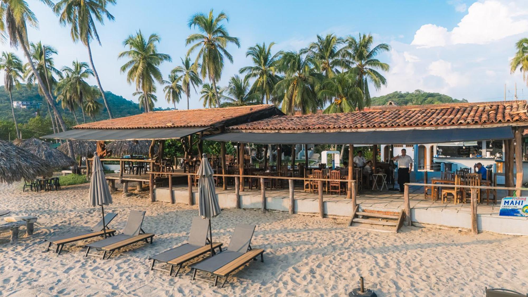 Hotel Tres Santos Troncones Dış mekan fotoğraf