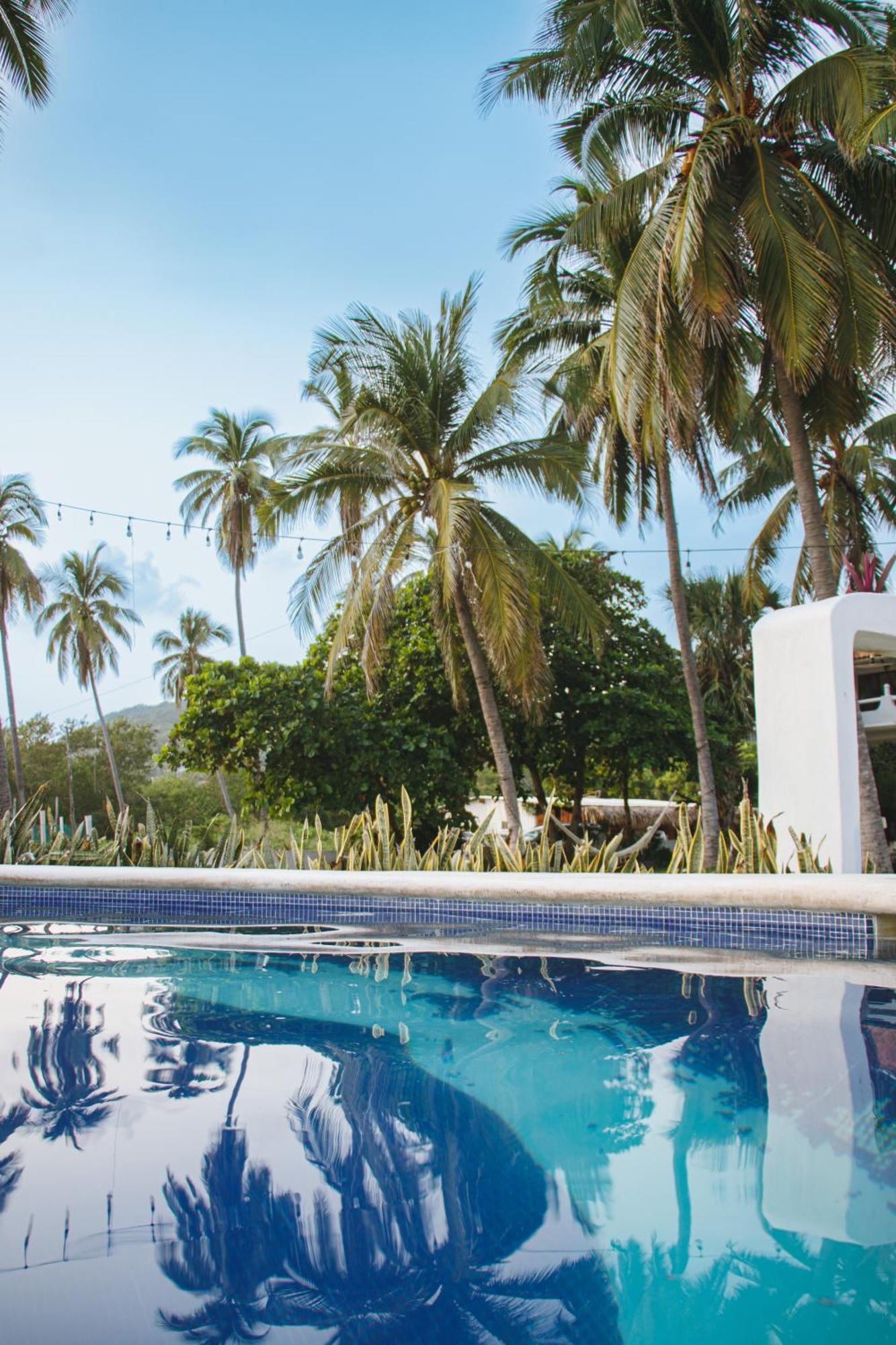 Hotel Tres Santos Troncones Dış mekan fotoğraf